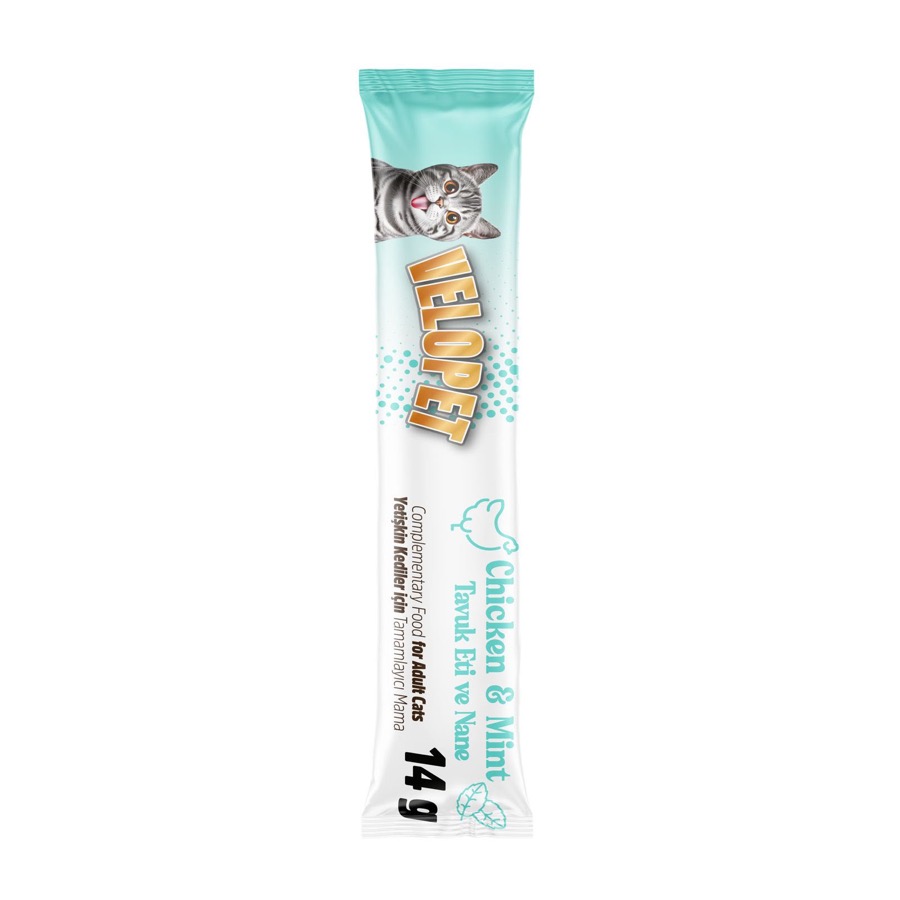 Velopet Lick Snack — Tavuk Etli ve Naneli